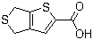 4,6-二氢噻吩并[3,4-b]噻吩-2-羧酸分子结构 (CAS 7712-05-2)