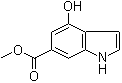CAS 登录号：77140-48-8, 4-羟基-1H-吲哚-6-羧酸甲酯