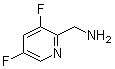structure of CAS# 771574-56-2, 3,5-二氟吡啶-2-甲胺