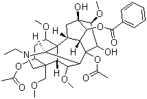 CAS 登录号：77181-26-1, 乙酰乌头碱, 3-乙酰乌头碱