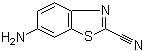 structure of CAS# 7724-12-1, 6-氨基-2-苯并噻唑甲腈
