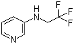 N-(2,2,2-三氟乙基)吡啶-3-胺分子结构 (CAS 77262-40-9)