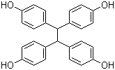 structure of CAS# 7727-33-5, 1,1,2,2-四(4-羟基苯基)乙烷