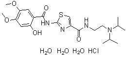 structure of CAS# 773092-05-0, 盐酸阿考替胺三水合物