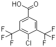 structure of CAS# 773108-93-3, 4-氯-3,5-二(三氟甲基)苯甲酸