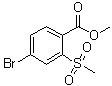 structure of CAS# 773134-43-3, 4-溴-2-(甲基磺酰基)苯甲酸甲酯
