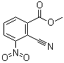 structure of CAS# 77326-46-6, 2-Cyano-3-nitrobenzoic acid methyl ester