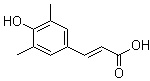 CAS # 7733-57-5, 3-(4-Hydroxy-3,5-dimethylphenyl)-2-propenoic acid, 3,5-Dimethyl-4-hydroxycinnamic acid