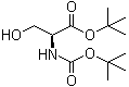 CAS 登录号：7738-22-9, N-叔丁氧羰基丝氨酸叔丁酯