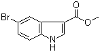 structure of CAS# 773873-77-1, 5-溴-1H-吲哚-3-羧酸甲酯
