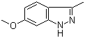 structure of CAS# 7746-29-4, 6-甲氧基-3-甲基-1H-吲唑