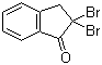 structure of CAS# 7749-02-2, 2,2-Dibromo-1-indanone