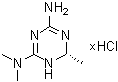 structure of CAS# 775351-61-6, (6R)-1,6-Dihydro-N2,N2,6-trimethyl-1,3,5-triazine-2,4-diamine hydrochloride