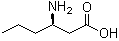 structure of CAS# 775551-50-3, (R)-3-氨基己酸