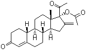 structure of CAS# 7759-35-5, 醋酸烯诺孕酮