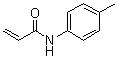 structure of CAS# 7766-36-1, N-(4-甲基苯基)丙烯酰胺