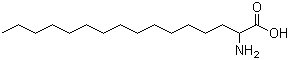 2-Aminohexadecanoic acid molecular structure (CAS 7769-79-1)