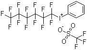 CAS 登录号：77758-84-0, (全氟己基)苯基碘鎓三氟甲磺酸盐