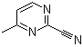 structure of CAS# 77768-02-6, 4-甲基-2-嘧啶甲腈