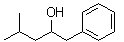 CAS # 7779-78-4, Isobutyl benzyl carbinol, 4-Methyl-1-phenylpentan-2-ol, alpha-Isobutylphenethyl alcohol