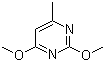 structure of CAS# 7781-23-9, 2,4-二甲氧基-6-甲基嘧啶