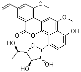 structure of CAS# 77879-90-4, Gilvocarcin V