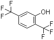 structure of CAS# 779-88-4, 2,5-双(三氟甲基)苯酚