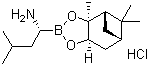 structure of CAS# 779357-85-6, (R)-1-氨基-3-甲基丁基硼酸蒎烷二醇酯盐酸盐
