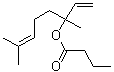 structure of CAS# 78-36-4, 丁酸芳樟酯