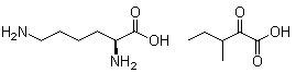 CAS # 78000-31-4, 3-Methyl-2-oxopentanoic acid compd. with L-lysine (1:1)