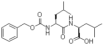 structure of CAS# 7801-71-0, N-Carbobenzoxy-L-leucyl-L-leucine
