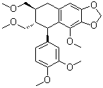 CAS # 78185-63-4, (±)-Nirtetralin, (5alpha,6beta,7alpha)-(±)-5-(3,4-Dimethoxyphenyl)-5,6,7,8-tetrahydro-4-methoxy-6,7-bis(methoxymethyl)naphtho[2,3-d]-1,3-dioxole