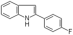 structure of CAS# 782-17-2, 2-(4-氟苯基)吲哚