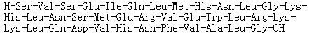 Human parathyroid hormone(1-38) molecular structure (CAS 78232-94-7)