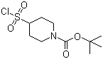 structure of CAS# 782501-25-1, 4-氯磺酰基哌啶羧酸叔丁酯