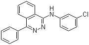 structure of CAS# 78351-75-4, 1-(3-氯苯胺基)-4-苯基酞嗪
