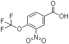 structure of CAS# 784-77-0, 3-Nitro-4-trifluoromethoxybenzoic acid