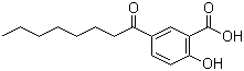 CAS 登录号：78418-01-6, 5-辛酰水杨酸, 2-羟基-5-(1-氧代辛基)苯甲酸