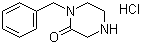 structure of CAS# 78551-58-3, 1-Benzylpiperazin-2-one hydrochloride