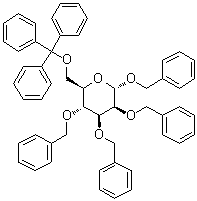 CAS # 78561-22-5, Phenylmethyl 2,3,4-tris-O-(phenylmethyl)-6-O-(triphenylmethyl)-alpha-D-mannopyranoside