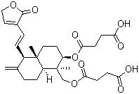 structure of CAS# 786593-06-4, 脱水穿心莲内酯琥珀酸半酯