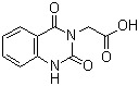 structure of CAS# 78754-94-6, (2,4-二氧代-1,4-二氢喹唑啉-3(2H)-基)乙酸