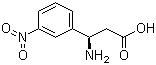 structure of CAS# 787544-61-0, (R)-3-Amino-3-(3-nitrophenyl)propionic acid