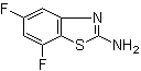 structure of CAS# 788124-34-5, 5,7-二氟-2-苯并噻唑胺