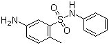 CAS 登录号：79-72-1, 5-氨基-2-甲基-N-苯基苯磺酰胺, 对氨基甲苯邻磺酰苯胺