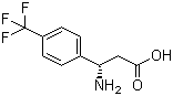 structure of CAS# 790203-84-8, (S)-3-氨基-3-(4-三氟甲基苯基)丙酸