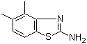structure of CAS# 79050-49-0, 2-氨基-4,5-二甲基苯并噻唑