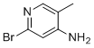 structure of CAS# 79055-60-0, 2-溴-5-甲基吡啶-4-胺
