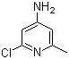 structure of CAS# 79055-63-3, 2-氯-6-甲基吡啶-4-胺