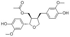 CAS # 79114-77-5, Lariciresinol acetate, (+)-Lariciresinol 3a-acetate